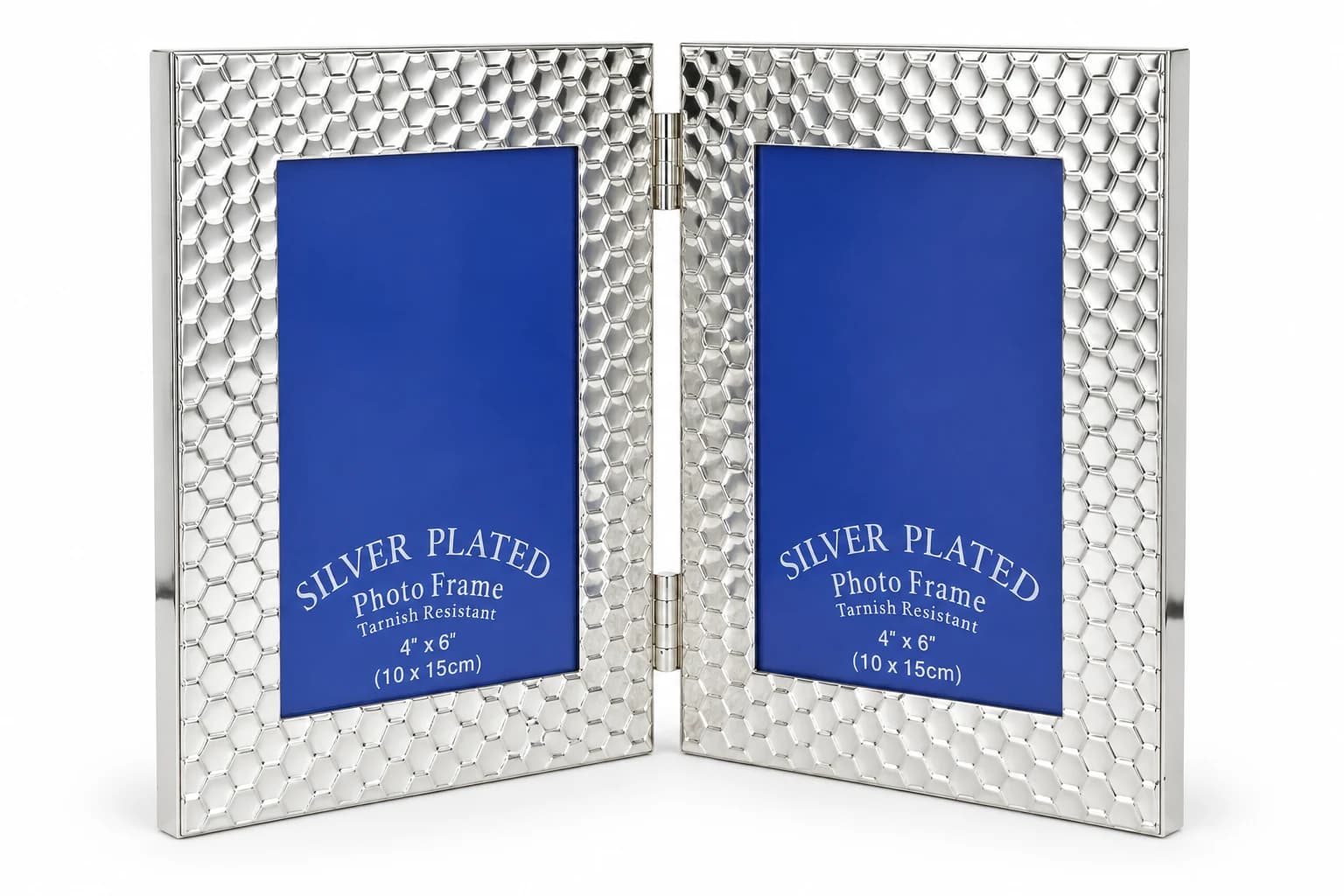 Double silver plated frame 10×15