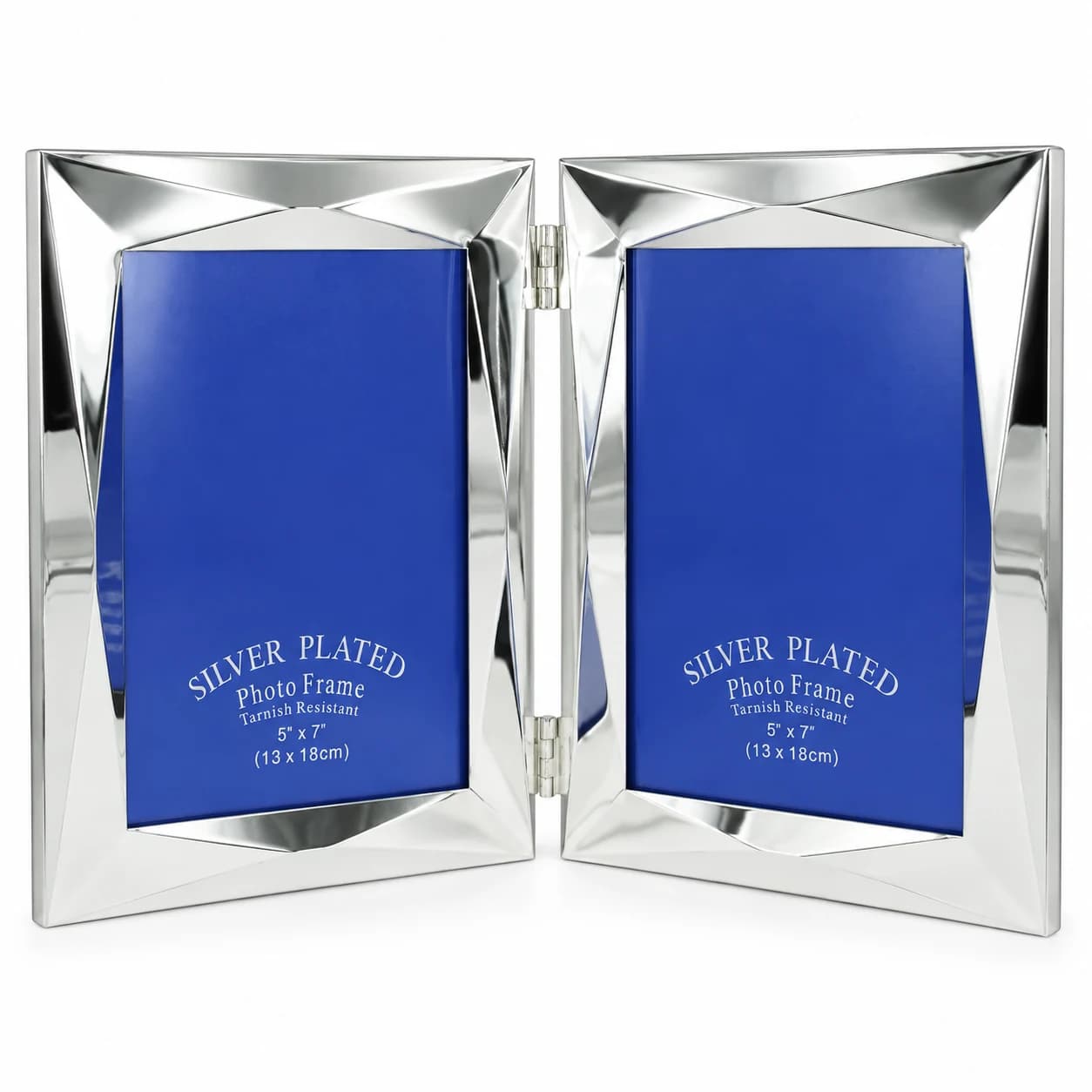 Double silver plated frame 13×18