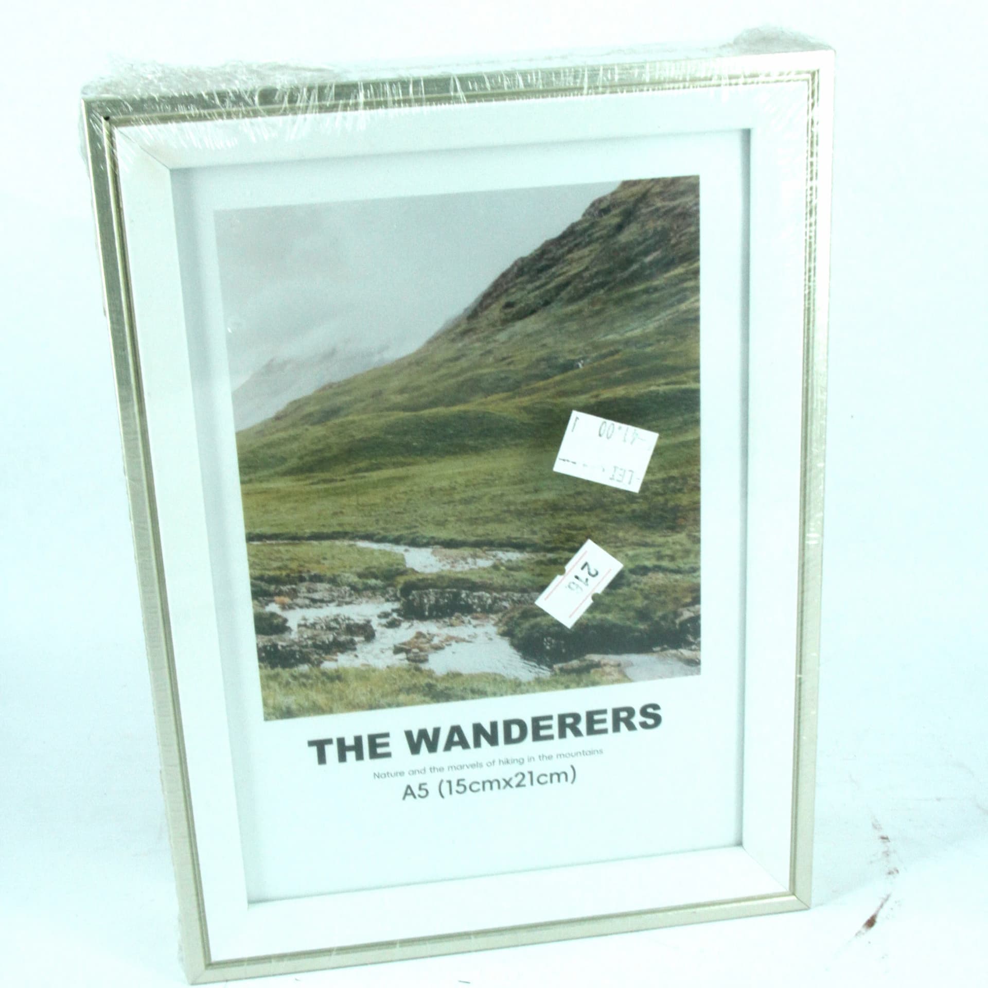 White Foldable Triple Photo Frame, 15×21 cm