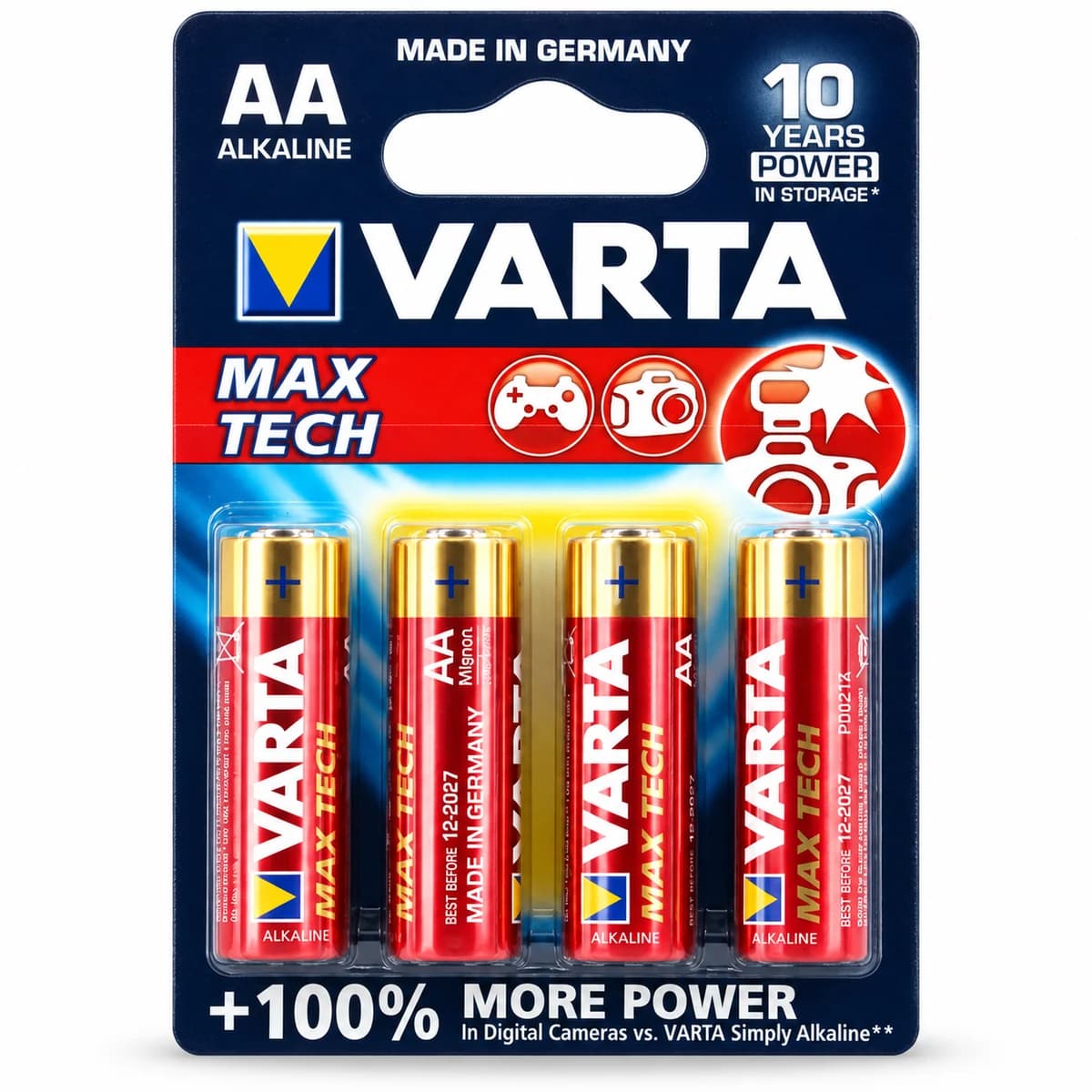 VARTA Photo AA R6 batteries, set of 4