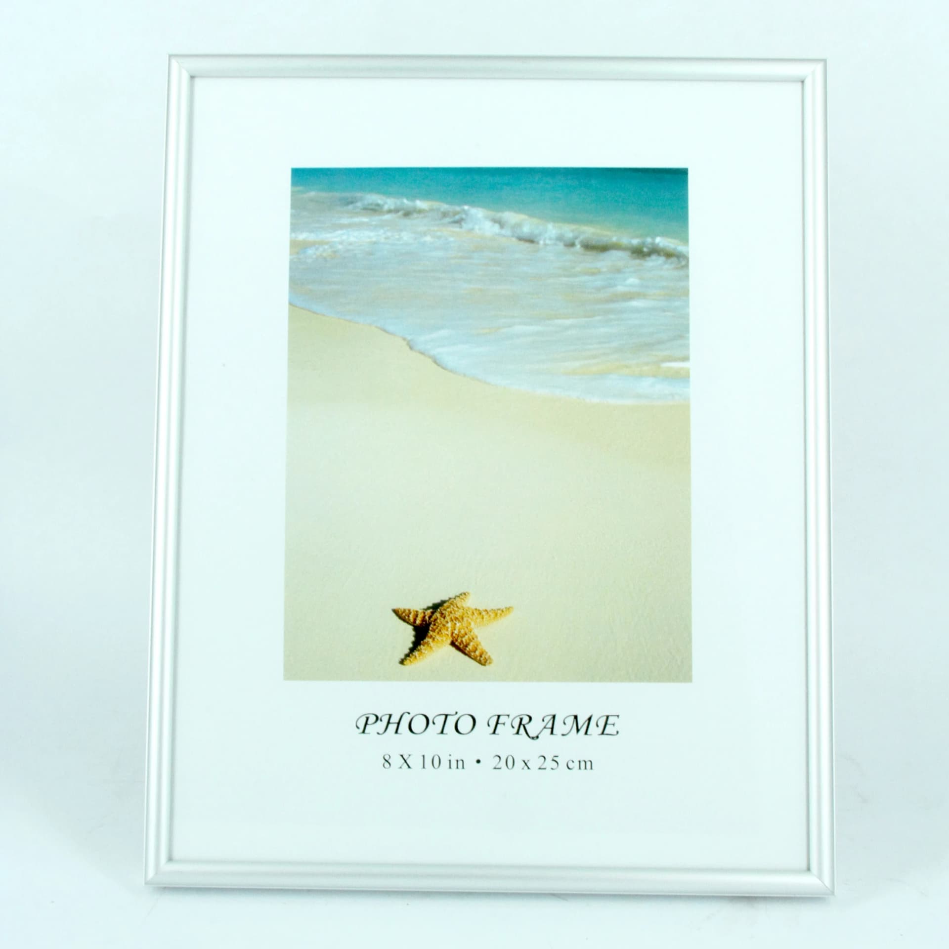 Ramă foto aluminiu 20×25 cm, argintiu