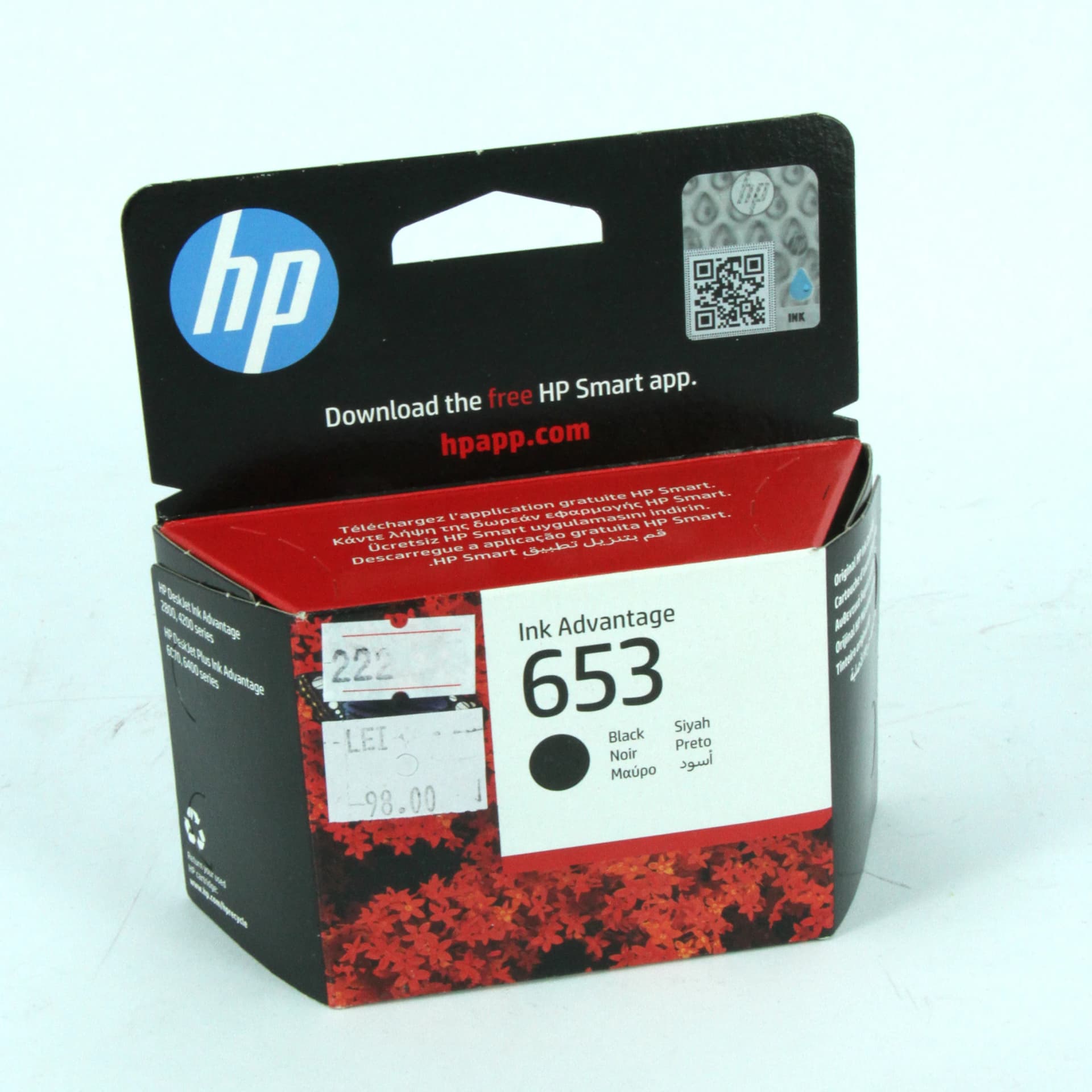 Cartuș original HP 653