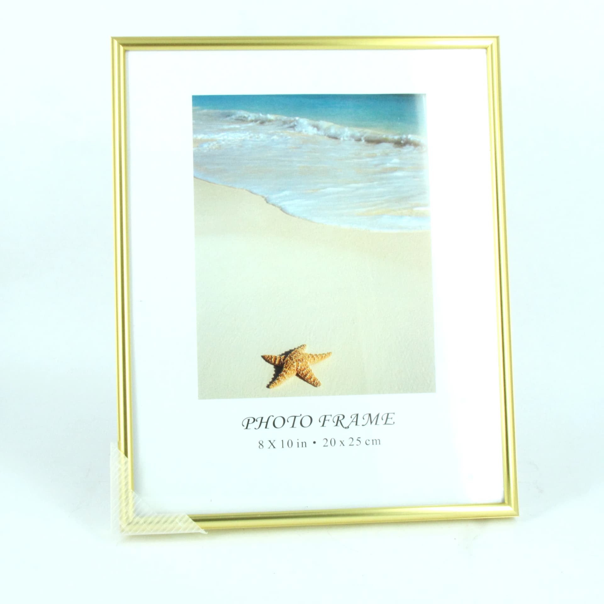 Ramă foto aluminiu 20×25 cm, auriu