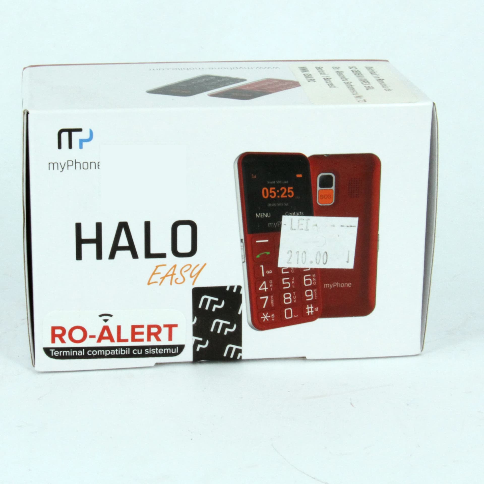 MyPhone Halo Easy phone for seniors, black
