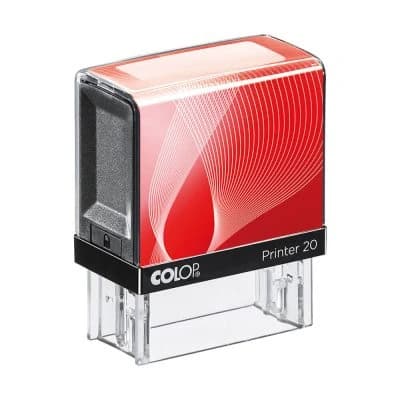 Ștampilă automată Colop Printer 20, negru-roșu