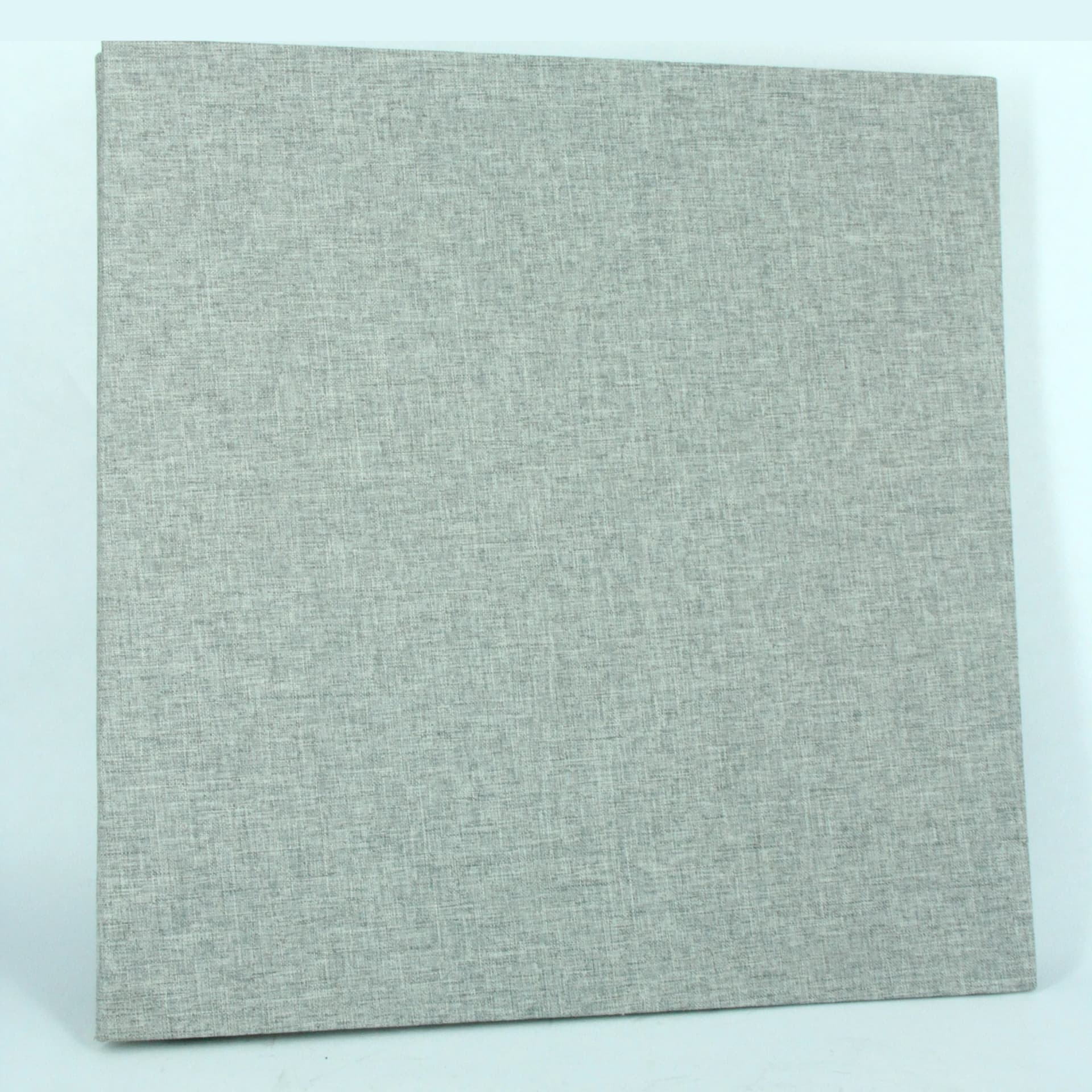 Grey textile photo album for gluing, pictures up to 20×30 cm